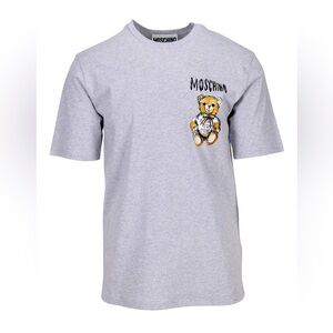 Moschino Gray T-Shirt Teddy Bear nwt‎